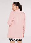 Edge Ruch Sleeve Blazer, Pink, large