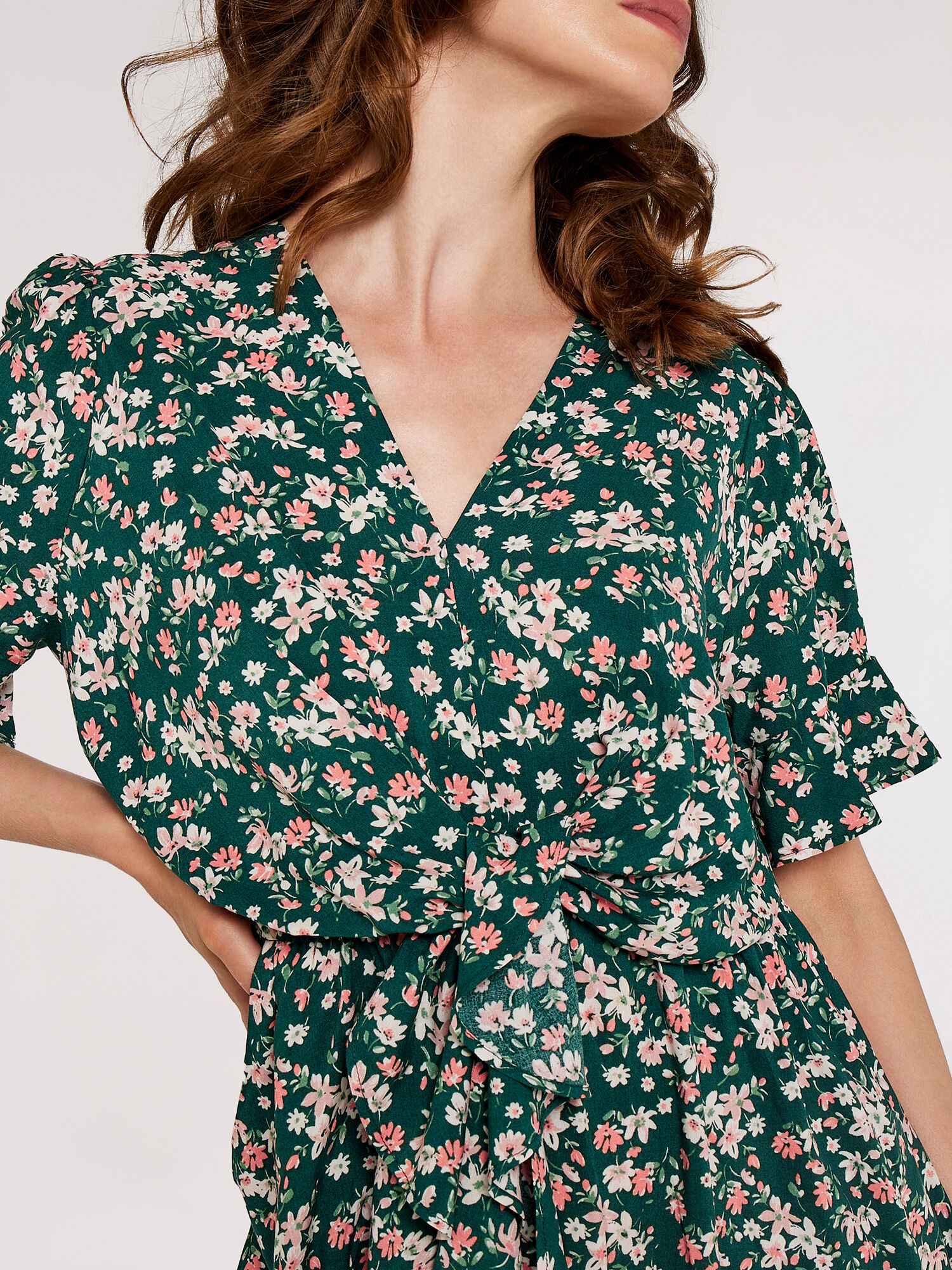 Apricot midi online dress