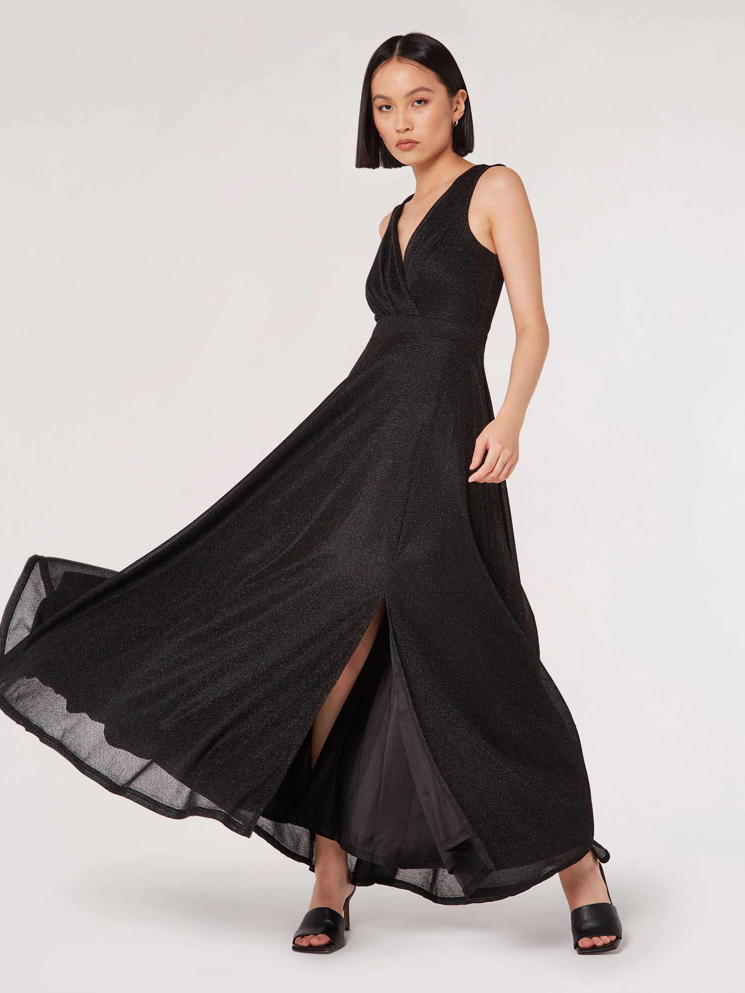 Shimmer maxi dress discount