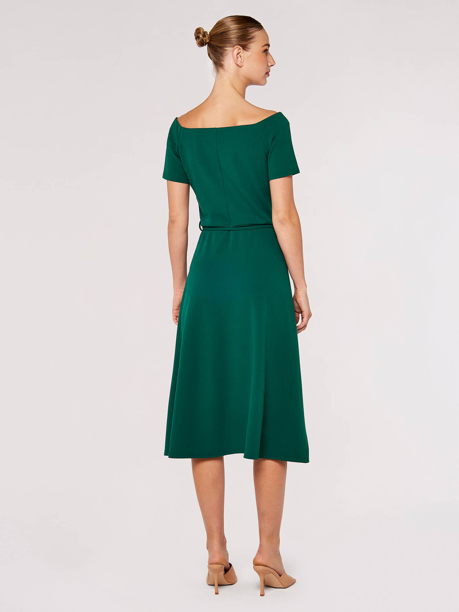 Bardot Frill Midi Dress