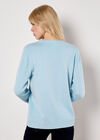 Diamante Daisy Jumper, Blue, large