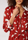 Utility Mini Dress , Rust, large