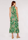 Swirl  Halterneck Dress, Green, large