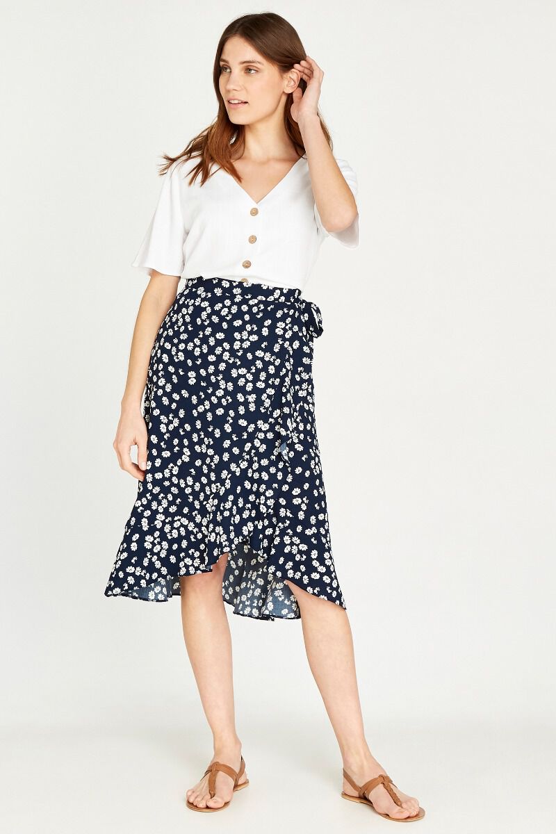 Waist wrap skirt discount