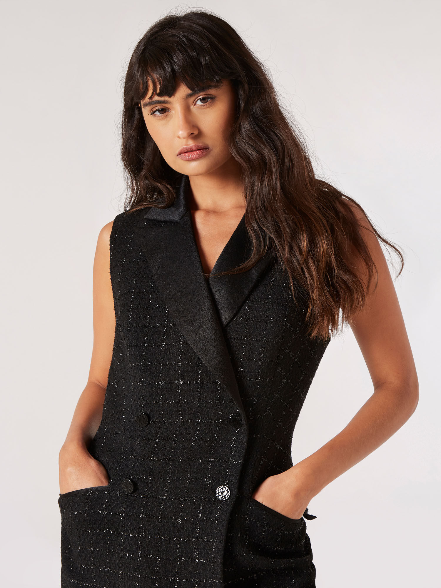 Tweed blazer cheap dress