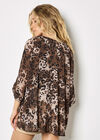 Leopard Kaftan Top, Stone, large