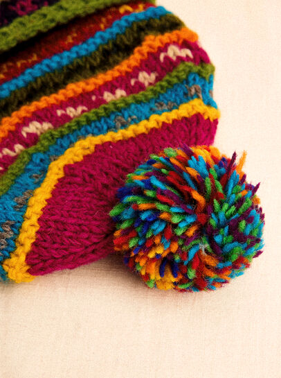 Hand Knitted Beanie Hat