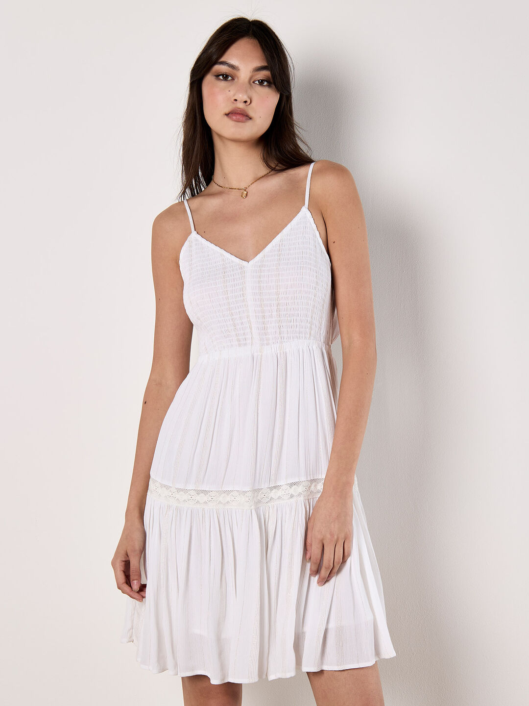 Shimmer Camisole Mini Dress