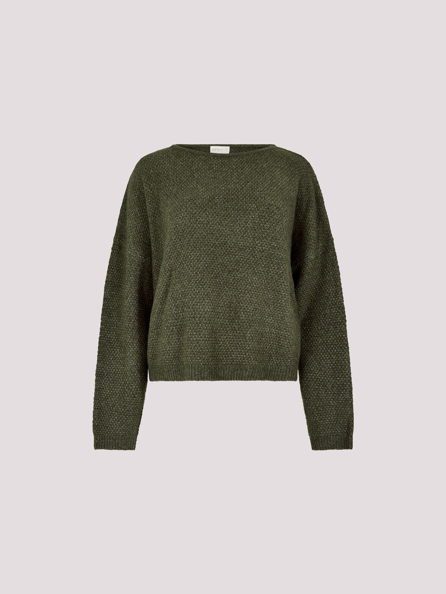 Waffle Knit Batwing Jumper & Skirt Co-ord | Apricot Clothing