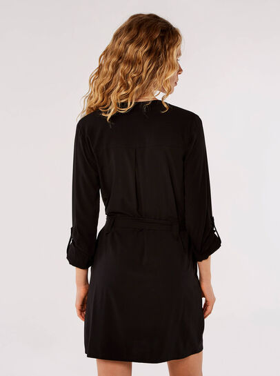 Utility Shirt Mini Dress