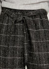 Grey Check Tweed Culottes, Grey, large