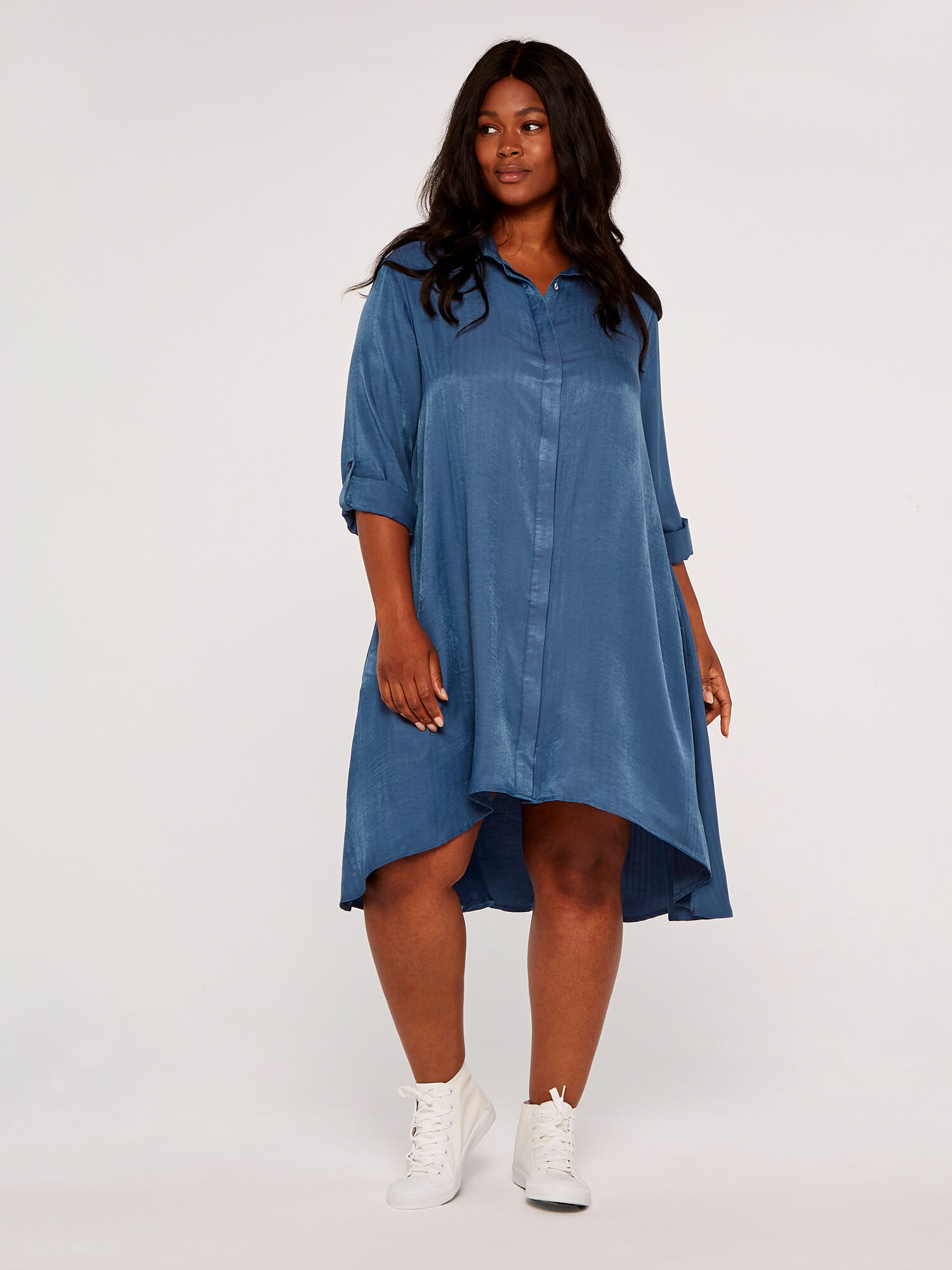 Apricot blue shop dress