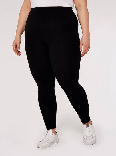 Curve High-Waist Ponte Trousers