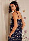 Botanical Print Cami Top, Navy, large