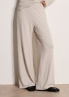 Soft-Touch Wide-Leg Trousers, Stone, large