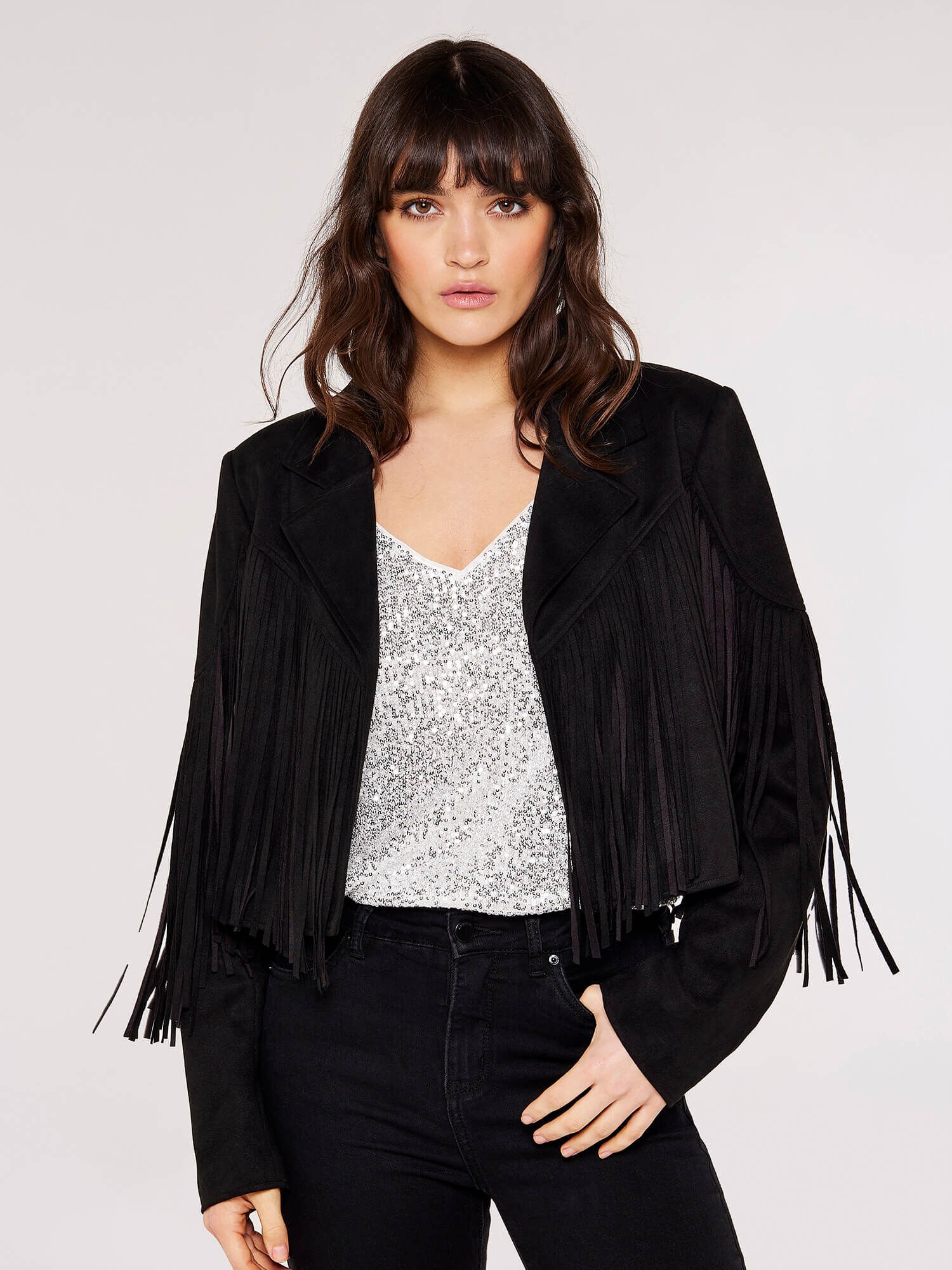 Cheap discount fringe jacket