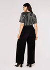 Curve Sequin Jumpsuit, Black, large