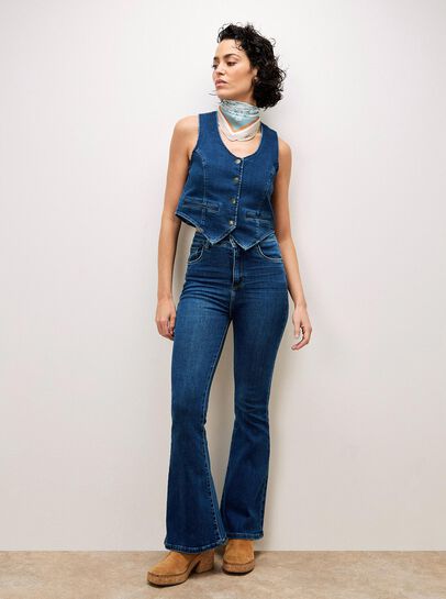 Lola Dark Wash Flare Jeans
