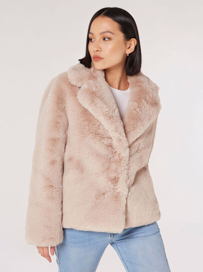 Short Faux Fur Coat