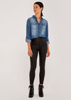 2 Pocket Denim Shirt, Navy, large