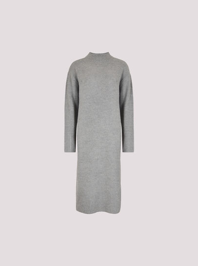 Waffle Knit Midi Dress