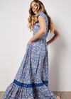 Ditsy Floral Maxi Dress, Blue, large