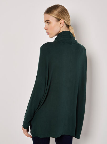 Roll Neck Soft Touch Oversized Top