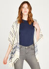 Tribal Lines Cardigan, Cream, large