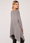 Extreme Hankyhem Long Sleeve Top, Grey, large