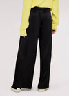 Wide Leg Trouser, Black, large