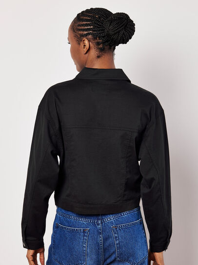 Boxy Twill Jacket
