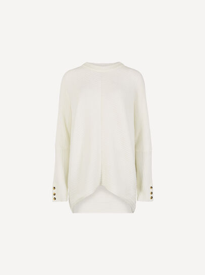 Chevron Knit Batwing Jumper