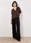 Ditsy Floral Blouse, Orange, large