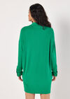 Soft Touch Cocoon Mini Dress, Green, large