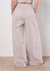 Stripe Wide Leg Trousers, Stone, large