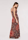 Mandala Maxi Dress, Red, large