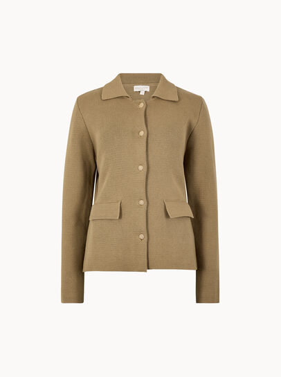 Cotton Knitted Jacket