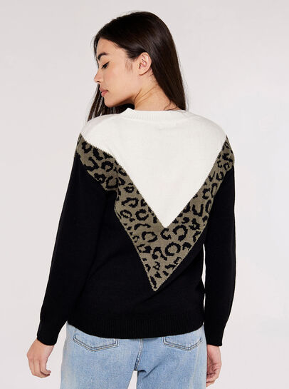Animal Chevron Jumper