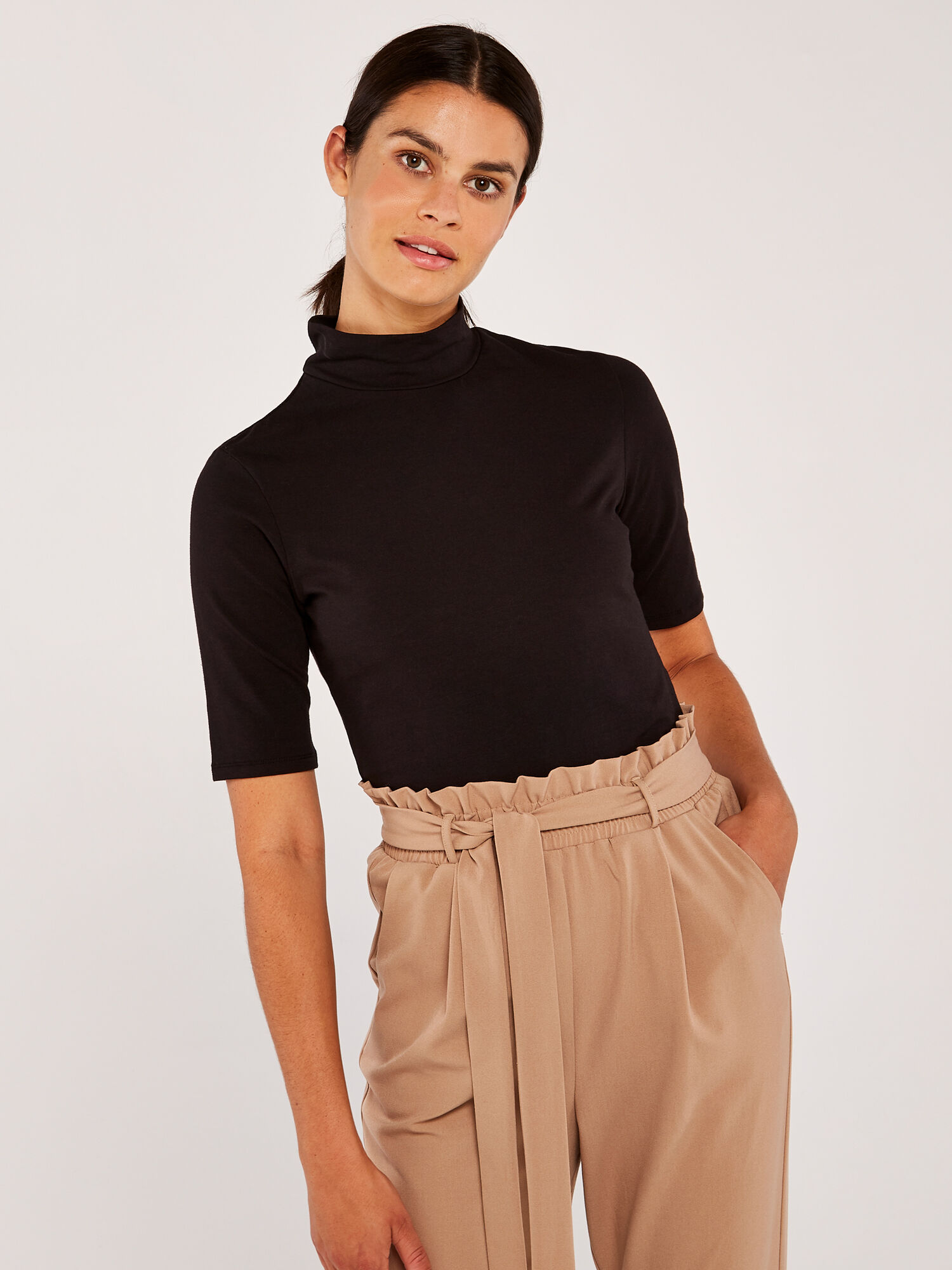 Summer mock cheap neck tops