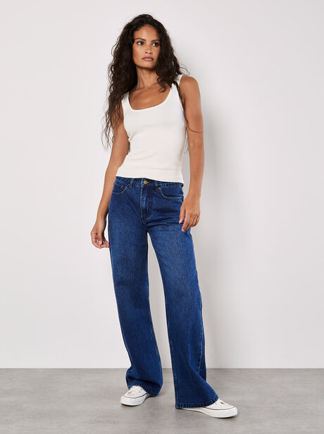 Elisa Wide Straight Leg Jeans