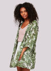 Tropical Banana Leaf Kimono, Cream, large