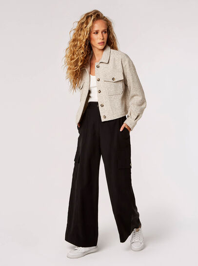 Woven Textured Shacket