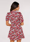 Floral Wrap Playsuit, Pink, large