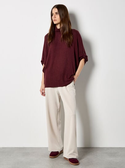 Soft Touch Roll Neck Top
