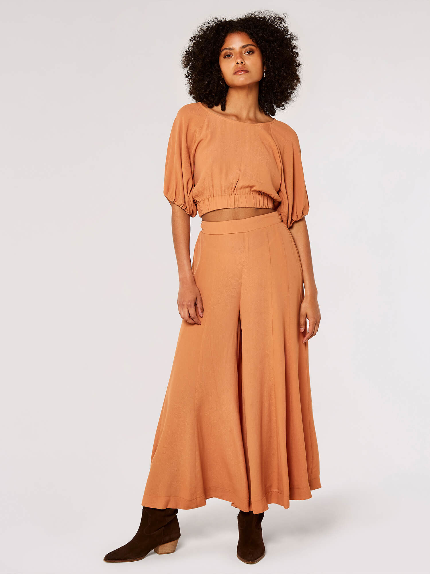 Cropped palazzo discount