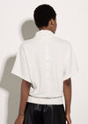 Button Back Soft Knit Top, White, large