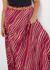 Curve Retro Wave Maxi Skirt, Pink, large