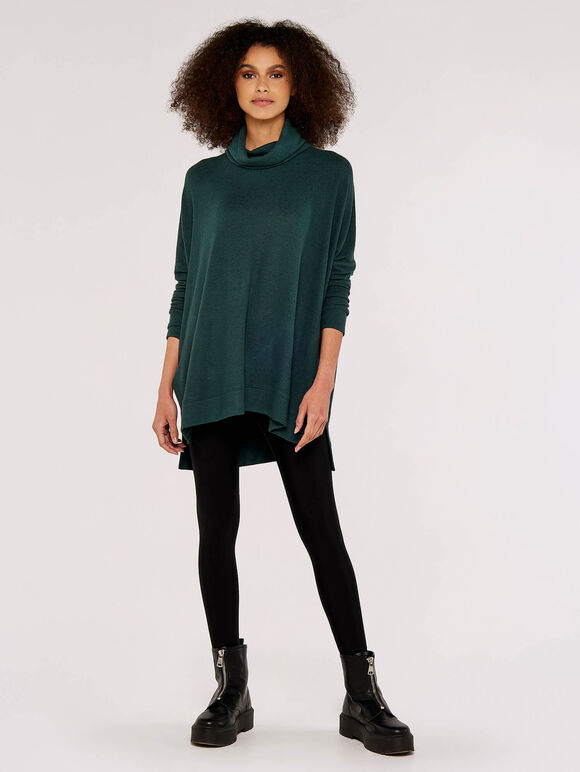 Soft Touch Heavy Jumper, Green, large