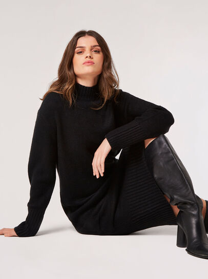 Chunky Knit Midi Dress