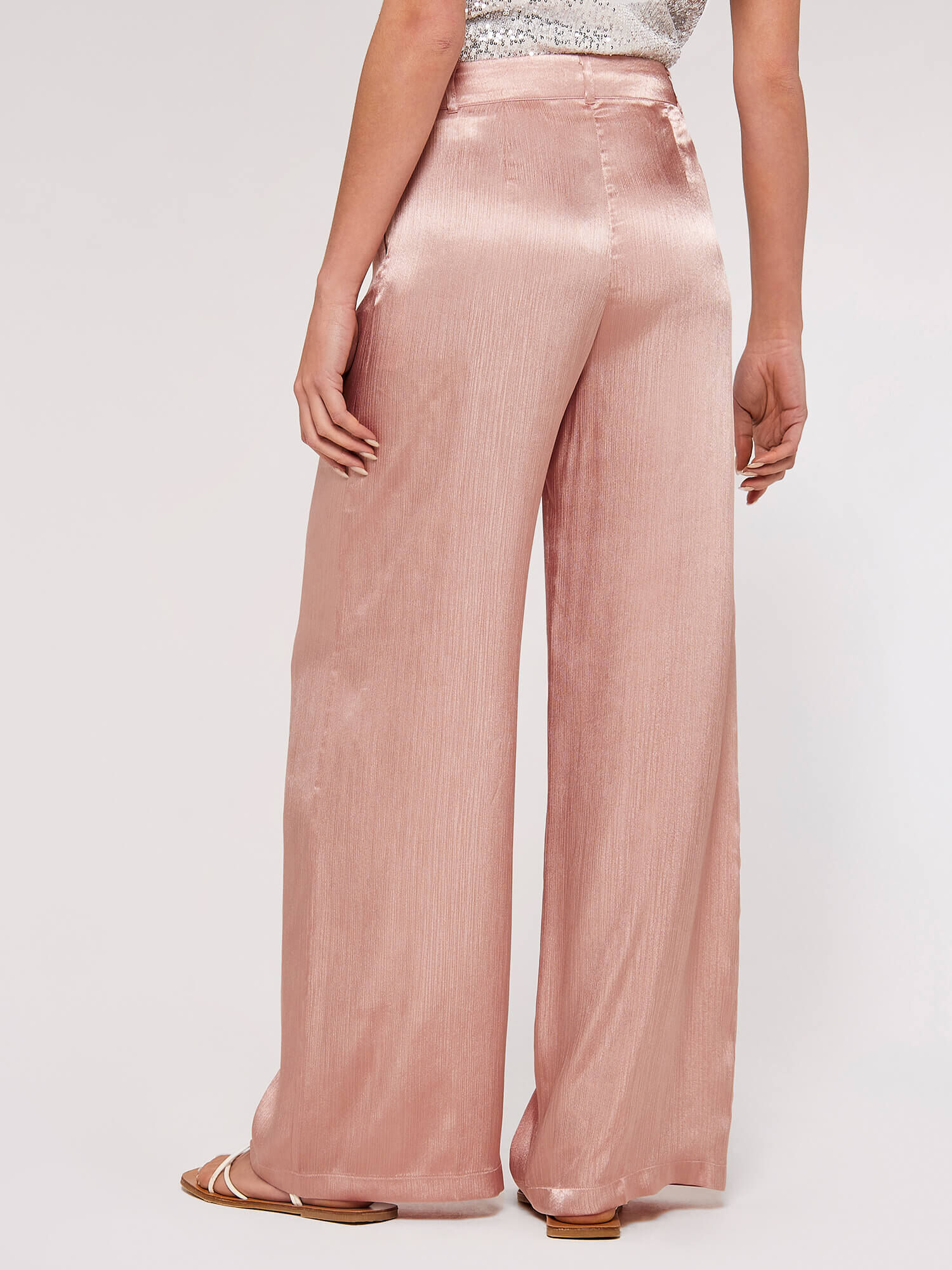 Pink wide best sale pants